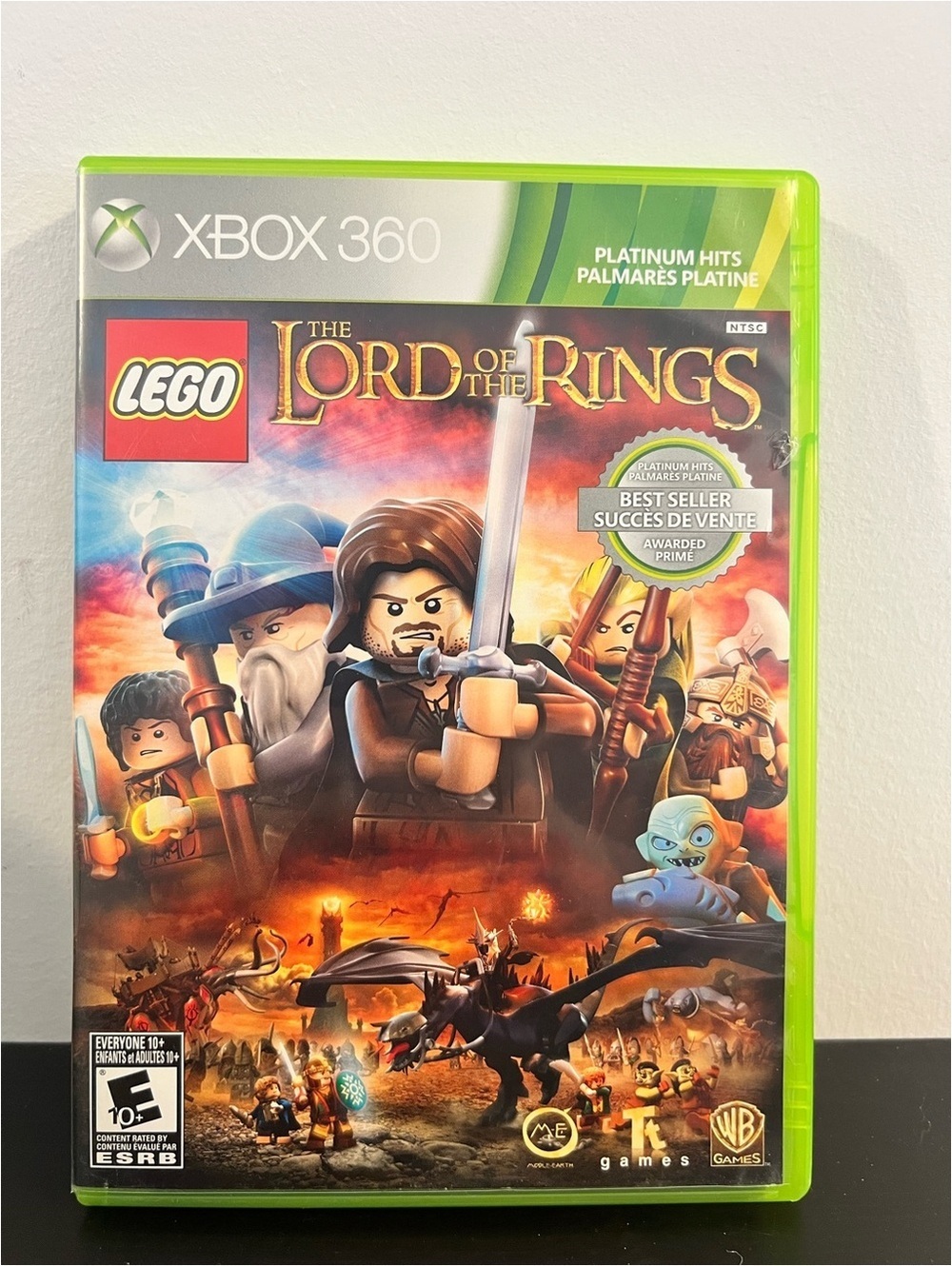 LEGO Lord of the Rings Xbox 360 Platinum Hits CIB Complete Tested